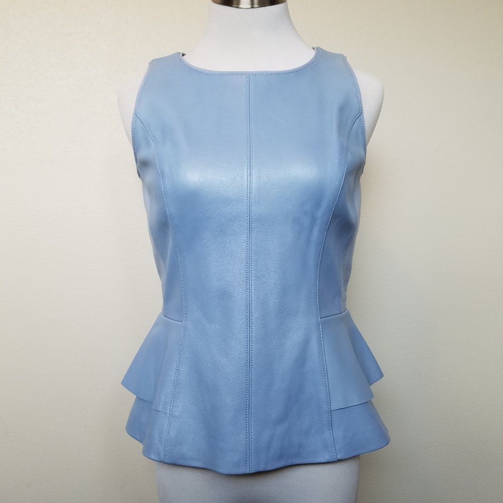 LEATHER TOP BY WHBM